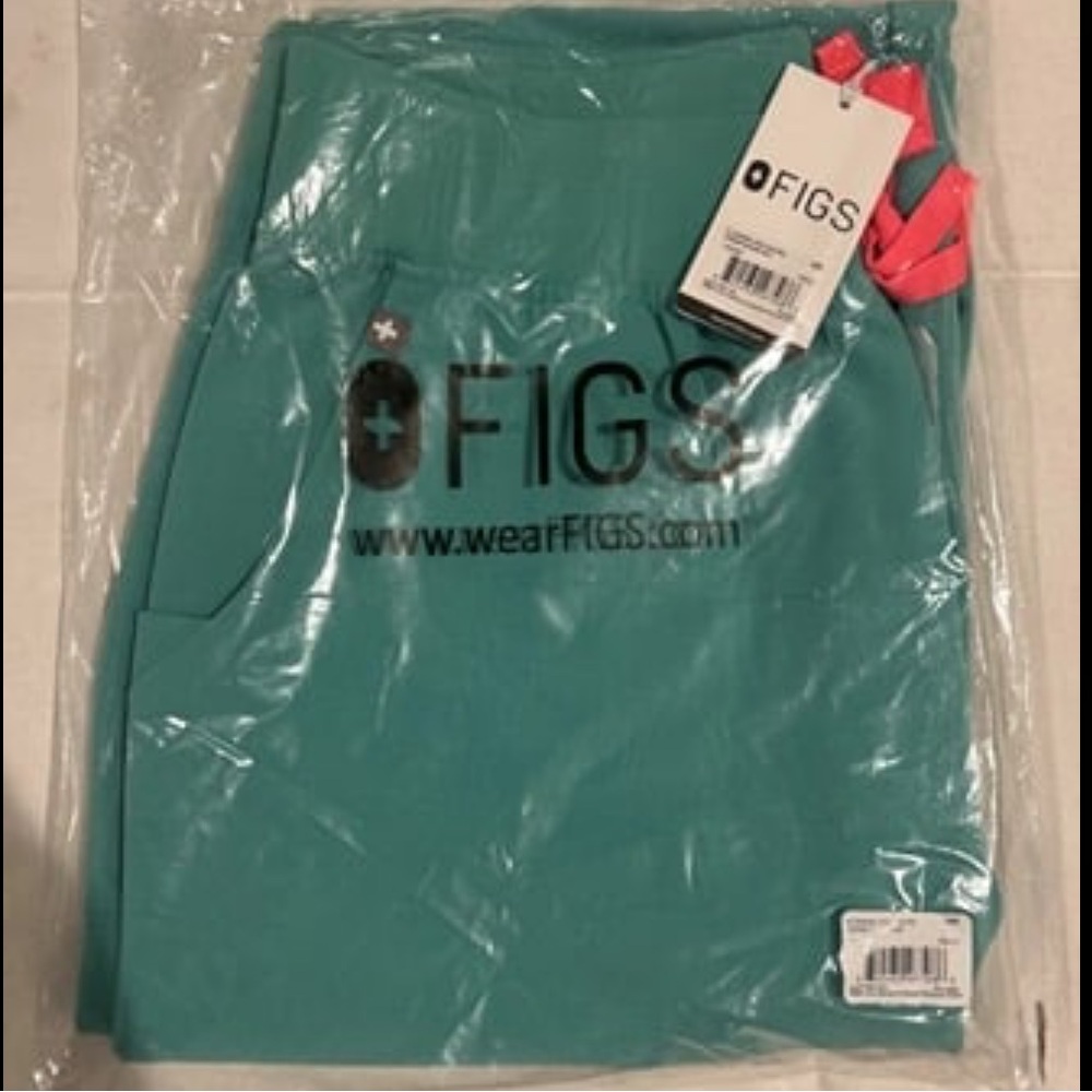 Figs Scrub Pants, Surgical Green, HW M/Regular